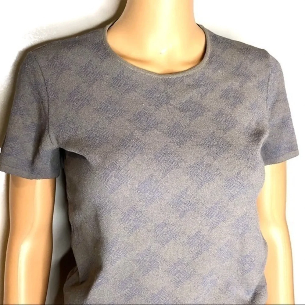 ARMANI COLLEZIONI  stretch jersey top size 10 - Picture 4 of 9